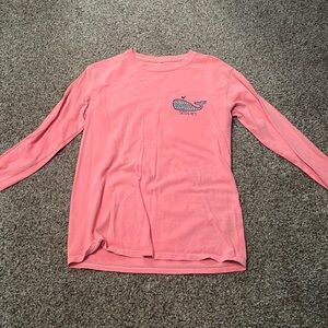 Pink Siesta Key Vineyard Vines Shirt